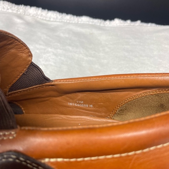 Cole Haan Men’s 11 Tucker Venetian Leather Slip On Loafers Brown Classic Summer - Picture 9 of 11